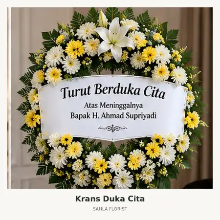 Krans Bunga Duka Ende